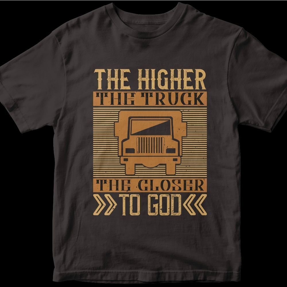 New Funny Truck Driver Apparel Gear Attire Short Sleeve Casual Work Shirt TShirt